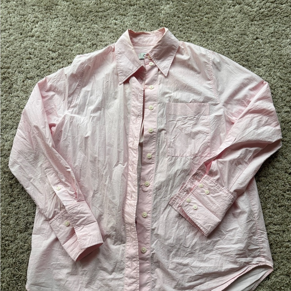 COS Pale Pink Button-Down Shirt